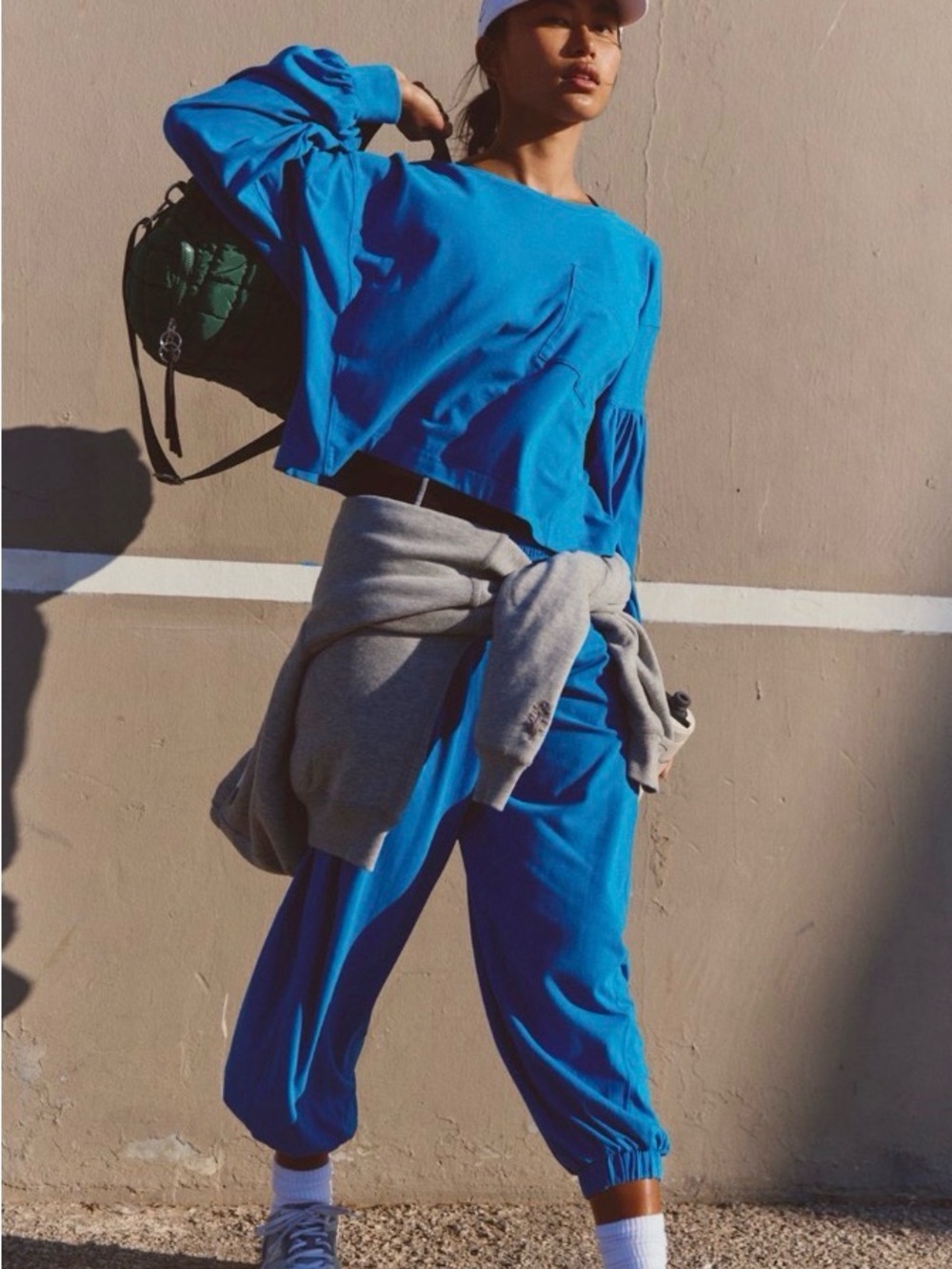 NWOT FP Movement Hotshot Recovery Pants XL blue